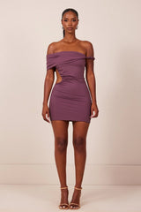 The Rope Cut Out Mini in Plum