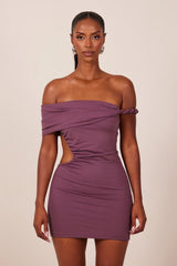 The Rope Cut Out Mini in Plum
