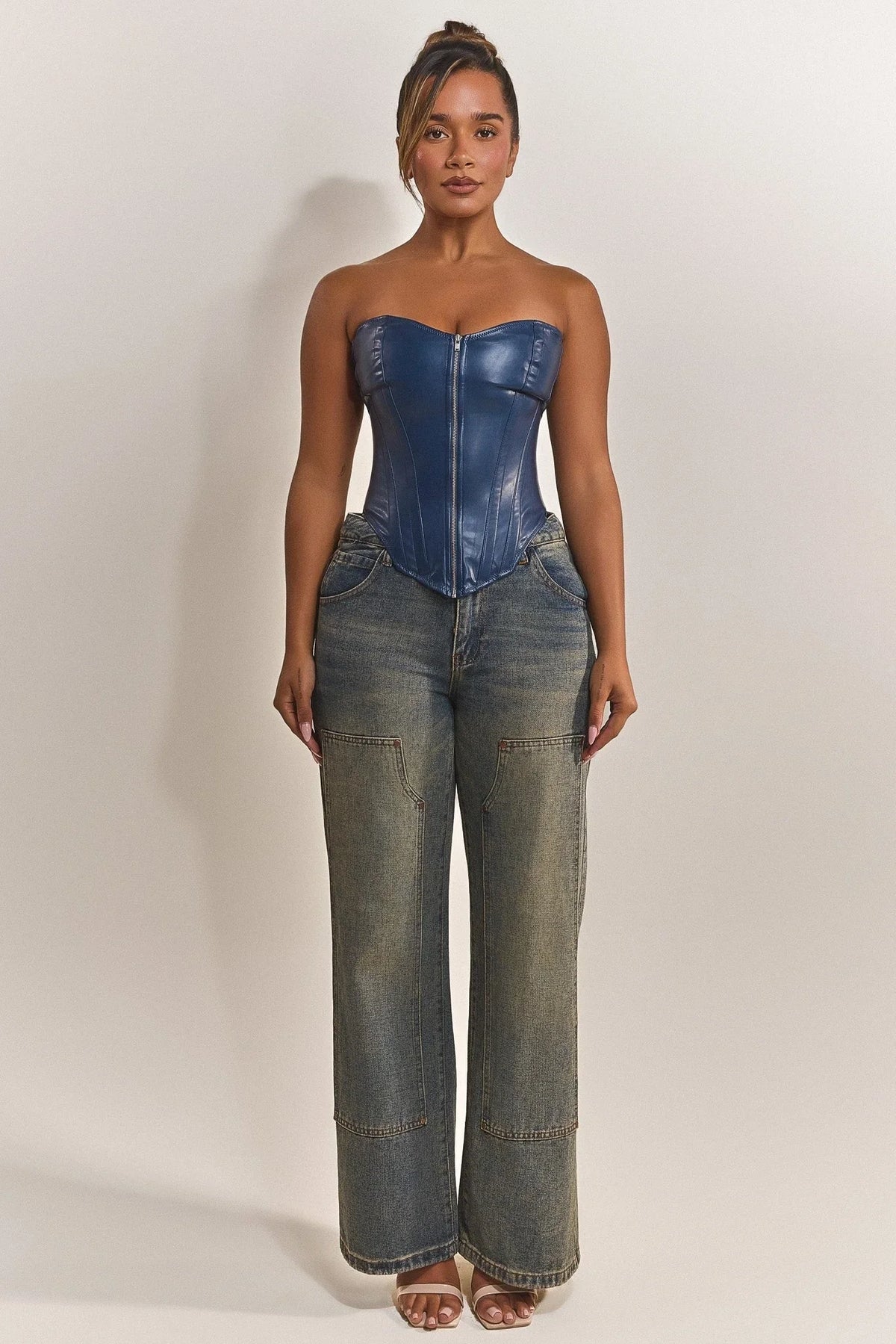 The Cinch Corset in Navy