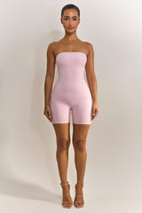 The Sculpt Short Unitard in Pink