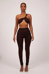 The Overskirt Set in Brown
