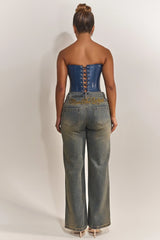The Cinch Corset in Navy