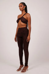The Overskirt Set in Brown
