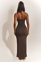 The Bij Maxi in Brown