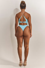 The Kylie Underwire Swim in Powder Blue